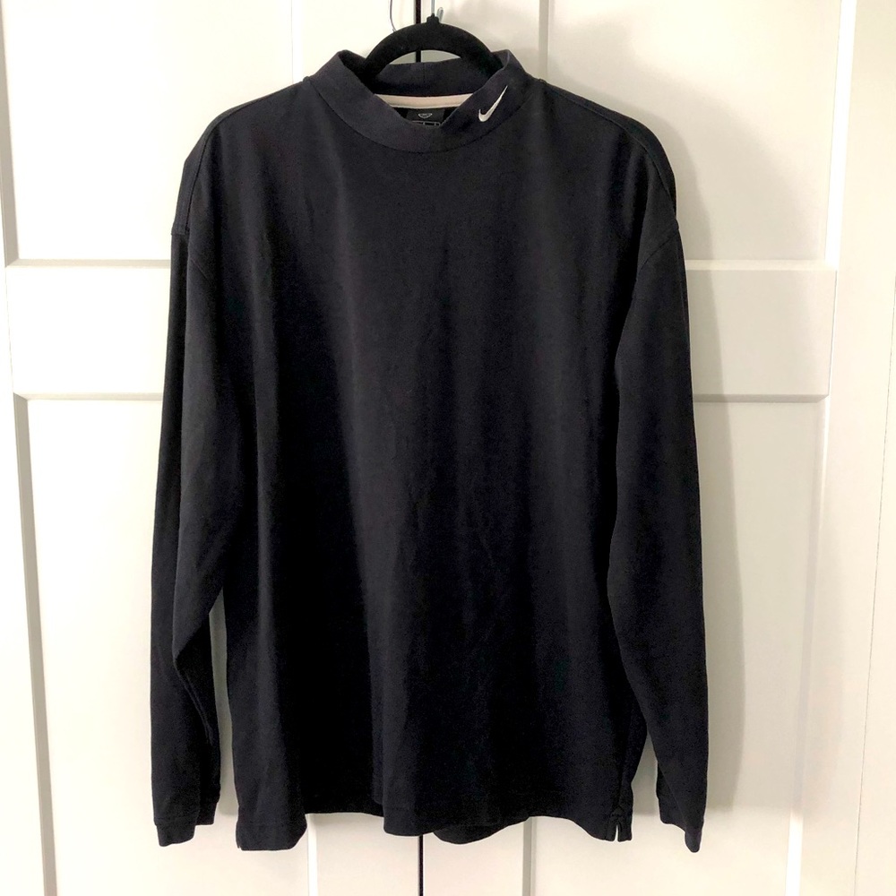 Mens Nike dri-fit mock neck shirt